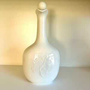 Vintage Royal Copenhagen Porcelain Decanter with Stopper